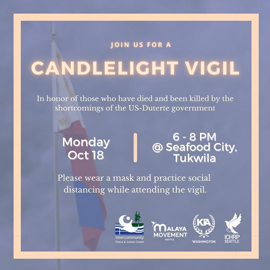Candlelight Vigil - Philippine Human Rights