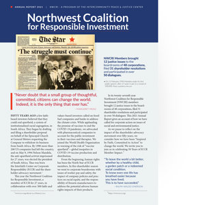 Northwest Coalition for Responsible Investment - Annual Report 2021